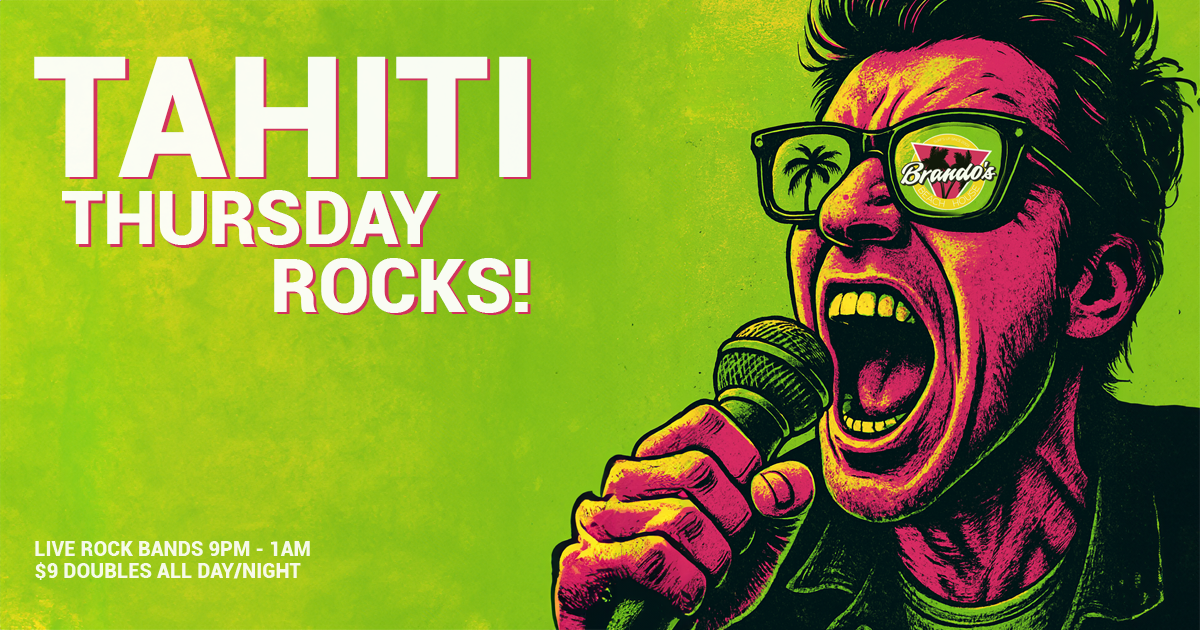 Rock Music in Brantford - Tahiti Thursdays Rock!